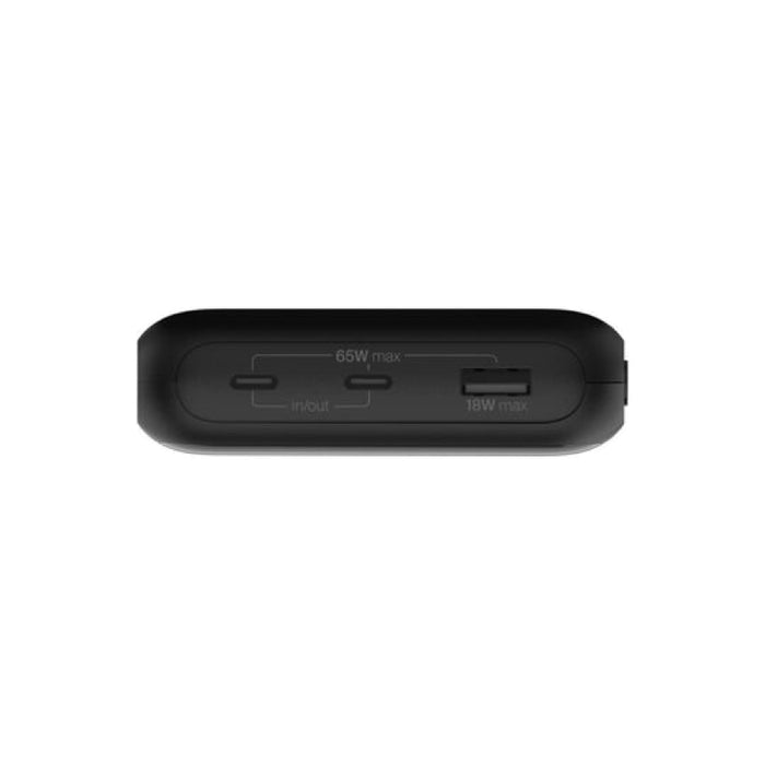 แบตเตอรี่สำรองพกพา Belkin Boost Charge Pro ความจุ 20000 มิลลิแอมป์ สีดำ