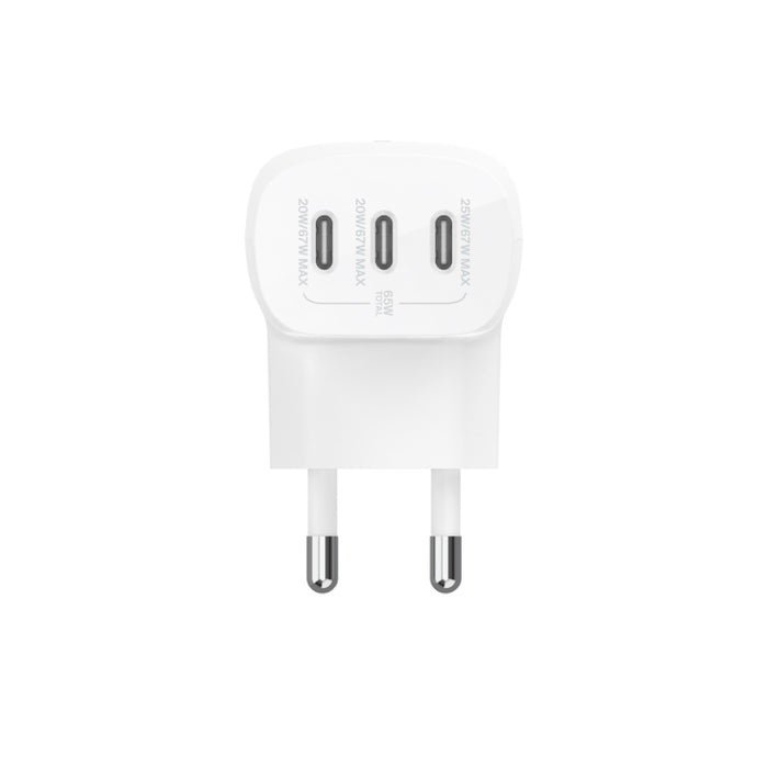 หัวชาร์จ Belkin BOOST CHARGE Trio USB-C PD3.1 PPS GaN 67W (ปลั๊ก TH)