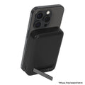 แบตเตอรี่สำรองพกพา BoostCharge Magnetic Qi2 15 วัตต์ พร้อมขาตั้งในตัว ความจุ 10000 mAh สี Black จากแบรนด์ BELKIN