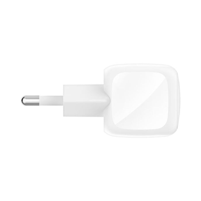 Belkin BoostCharge Compact USB-C Wall Charger 30W ที่ชาร์จพกพา ขนาดกะทัดรัดและประสิทธิภาพสูง ชาร์จอุปกรณ์ต่างๆ ของคุณได้รวดเร็วและปลอดภัย พร้อมดีไซน์ทันสมัยและสะดวกในการพกพา เหมาะสำหรับการใช้งานในชีวิตประจำวัน