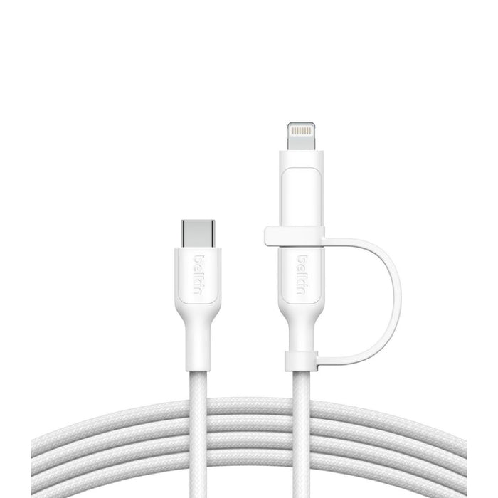 สายชาร์จ Belkin BoostCharge Pro 2 in 1 USB-C and Lightning ความยาว 1.5 เมตร