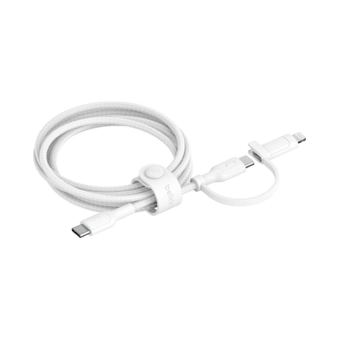 สายชาร์จ Belkin BoostCharge Pro 2 in 1 USB-C and Lightning ความยาว 1.5 เมตร