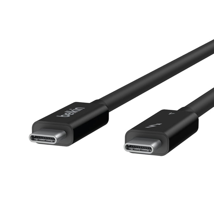 สายเคเบิล BELKIN ThunderBolt 4 กำลังไฟ 100 วัตต์ ความเร็วระดับ 40Gbps ความยาว 1 เมตร