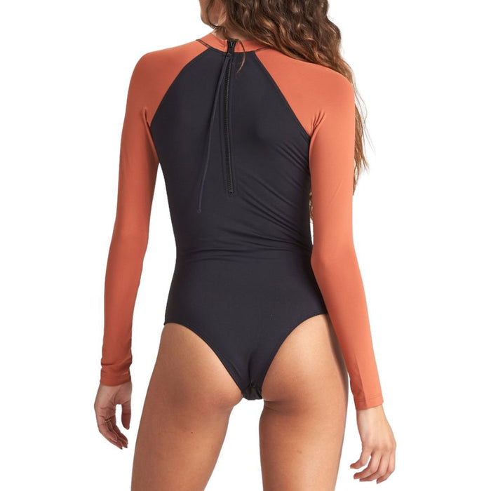 Billabong Sol Searcher Bodysuit in Black Pebble - BoardCo