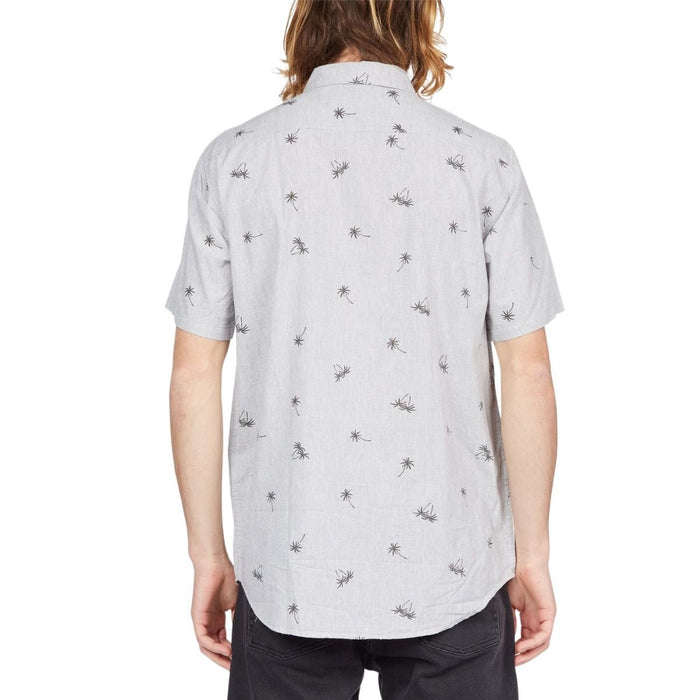 Billabong Sundays Mini Short Sleeve Shirt in Light Grey - BoardCo