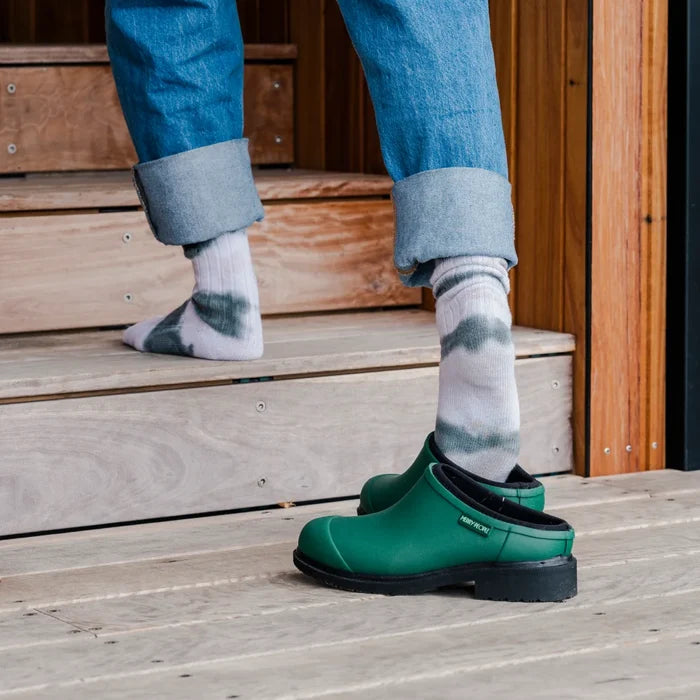 Billie Clog // Alpine Green & Black [Retired]