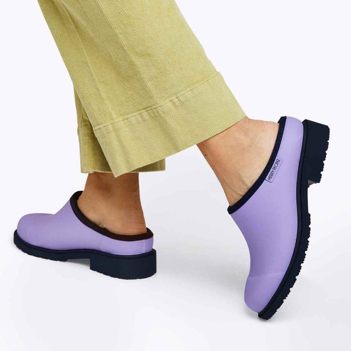 Billie Clog // Lavender & Navy [Retired]