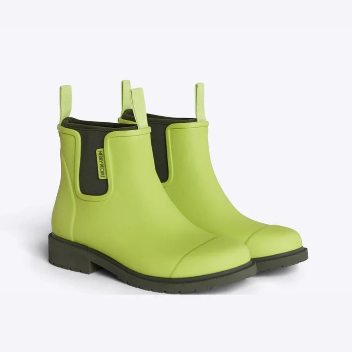 Bobbi Ankle Boot // Lime & Olive [Retired]