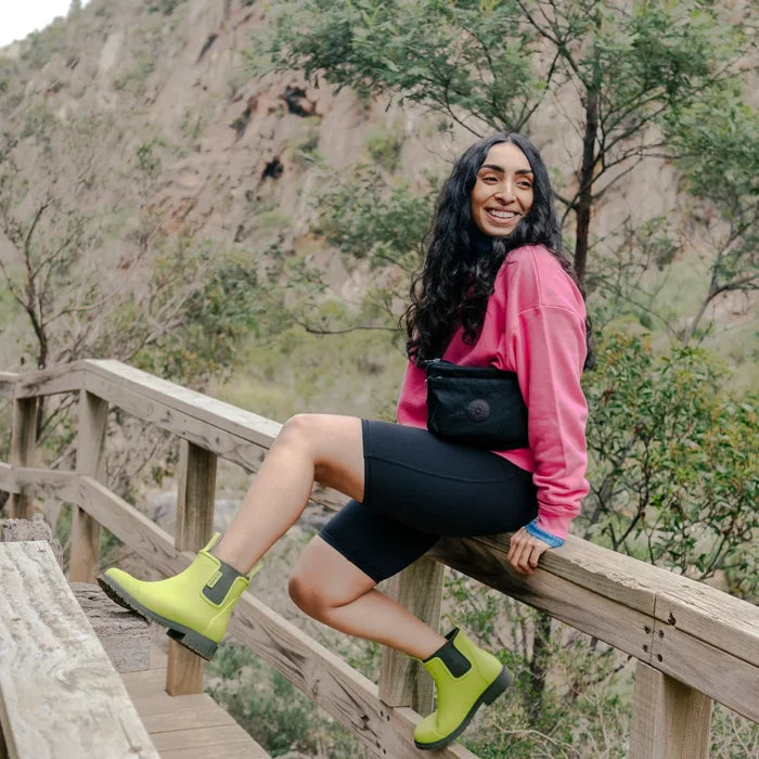Bobbi Ankle Boot // Lime & Olive [Retired]