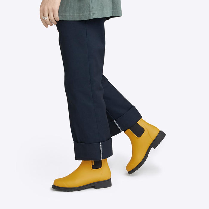 Bobbi Ankle Boot // Mustard Yellow & Black [Retired]