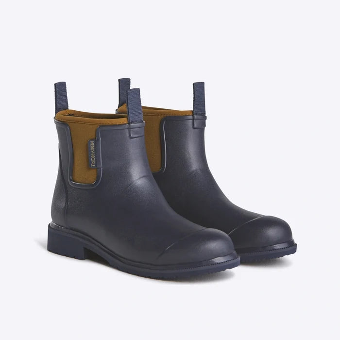 Bobbi Ankle Boot // Oxford Blue & Tan [Retired]
