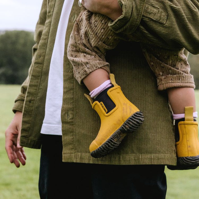 Bobbi Kids Gumboot // Mustard Yellow
