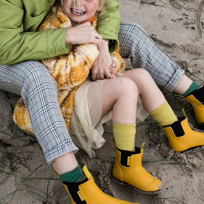 Bobbi Kids Gumboot // Mustard Yellow