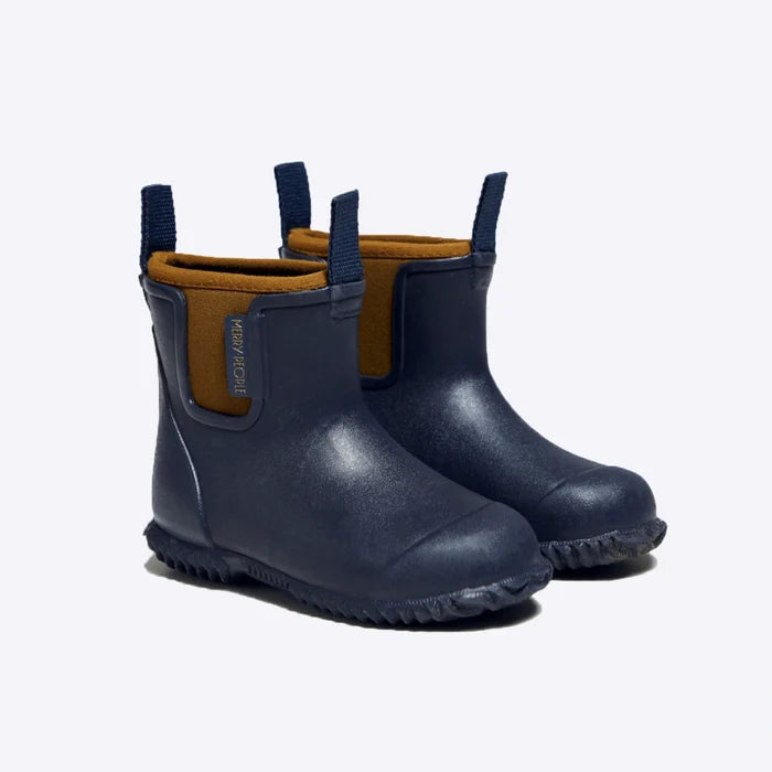 Bobbi Kids Gumboot // Oxford Blue & Tan [Retired]