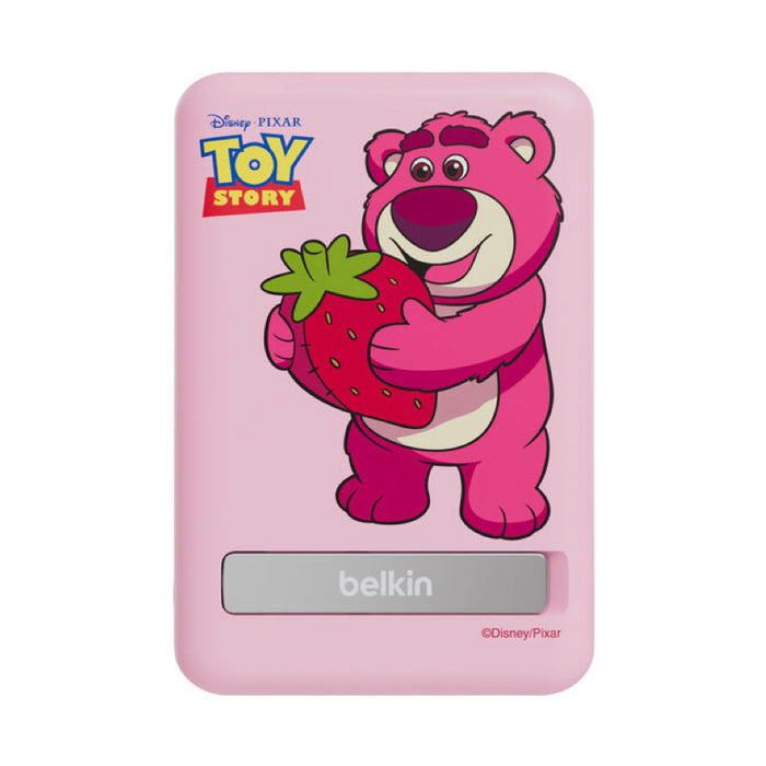 แบตเตอรี่สำรองไร้สาย Boost Charge 7.5 วัตต์ พร้อมขาตั้ง ลาย Lotso