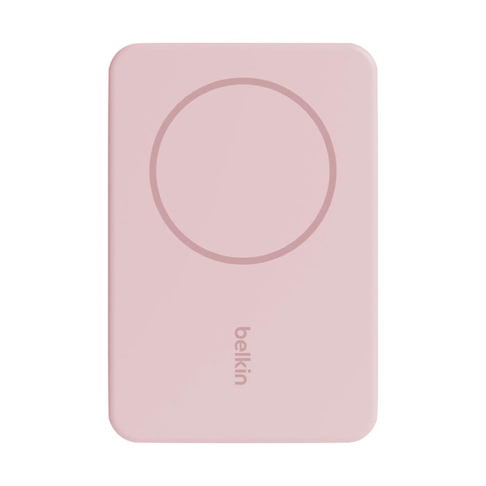แบตเตอรี่สำรองไร้สาย Boost Charge 7.5 วัตต์ พร้อมขาตั้ง สี Pink