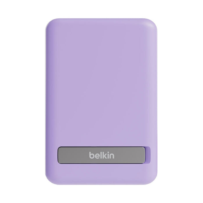 แบตเตอรี่สำรองไร้สาย Boost Charge 7.5 วัตต์ พร้อมขาตั้ง สี Purple