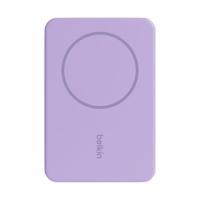 แบตเตอรี่สำรองไร้สาย Boost Charge 7.5 วัตต์ พร้อมขาตั้ง สี Purple