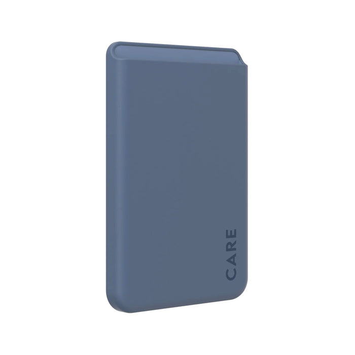 กระเป๋าใส่บัตร Fashionable Cardholder สำหรับ iPhone สี Blue ดีไซน์บาง แบรนด์ CARE by PanzerGlass