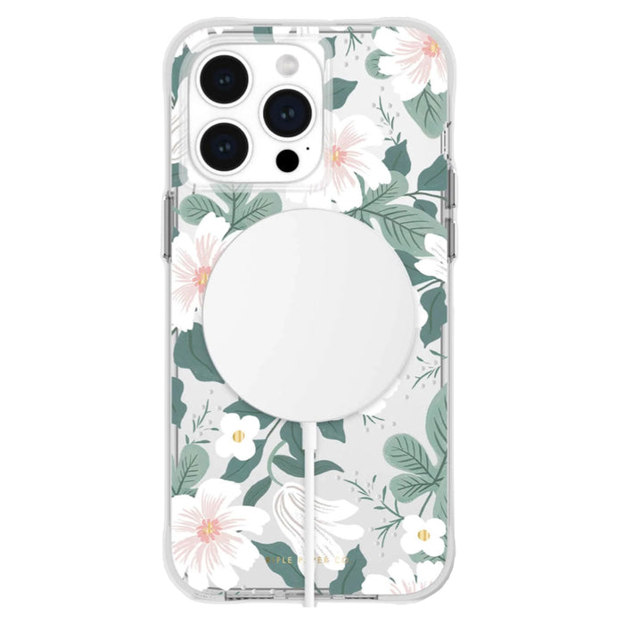 เคสแฟชั่น Case Mate Rifle Paper รองรับ MagSafe สำหรับ iPhone 15 Pro Max ลาย Willow
