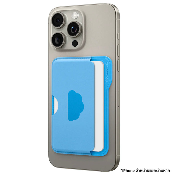 กระเป๋าใส่บัตร Caseology Folder Pop สี Sky Blue Cloud