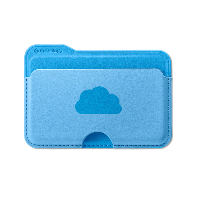 กระเป๋าใส่บัตร Caseology Folder Pop สี Sky Blue Cloud
