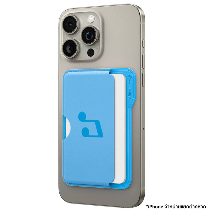 กระเป๋าใส่บัตร Caseology Folder Pop สี Sky Blue Music