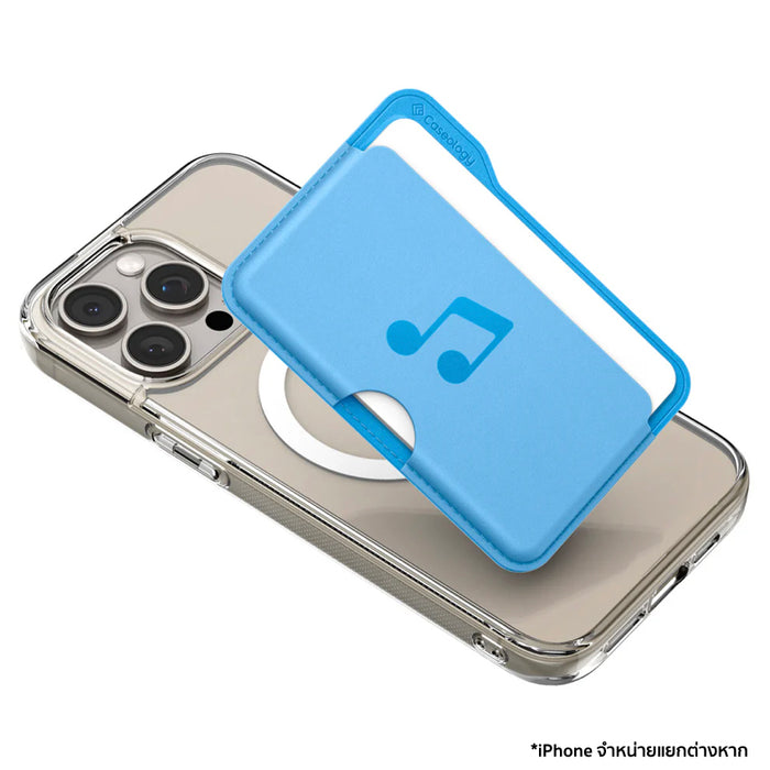 กระเป๋าใส่บัตร Caseology Folder Pop สี Sky Blue Music