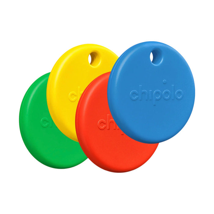 อุปกรณ์ช่วยค้นหาสิ่งของ Chipolo POP 4 Pack - Red, Blue, Yellow, Green