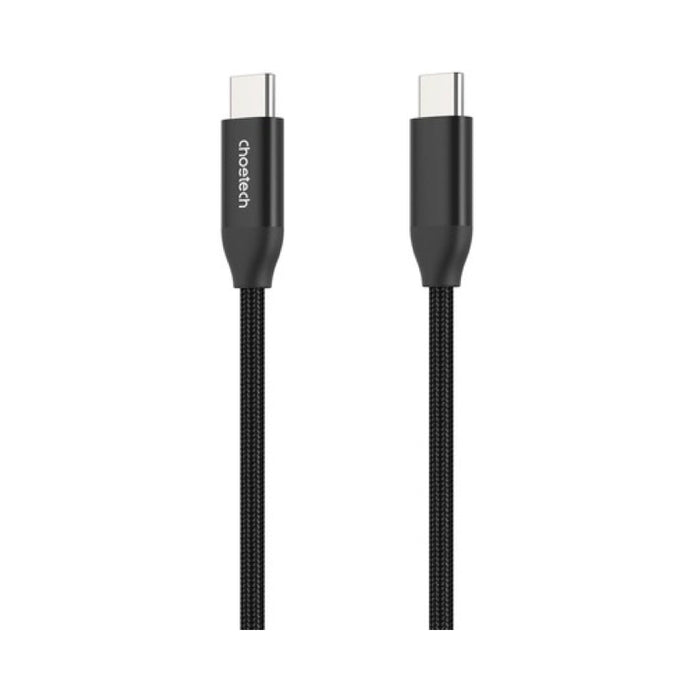 สายชาร์จ Choetech PD 3.1 240W USB-C to USB-C nylon ยาว 1.2 เมตร สี Black