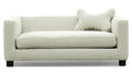 Crete Linen Dog Sofa with Performance Fabric