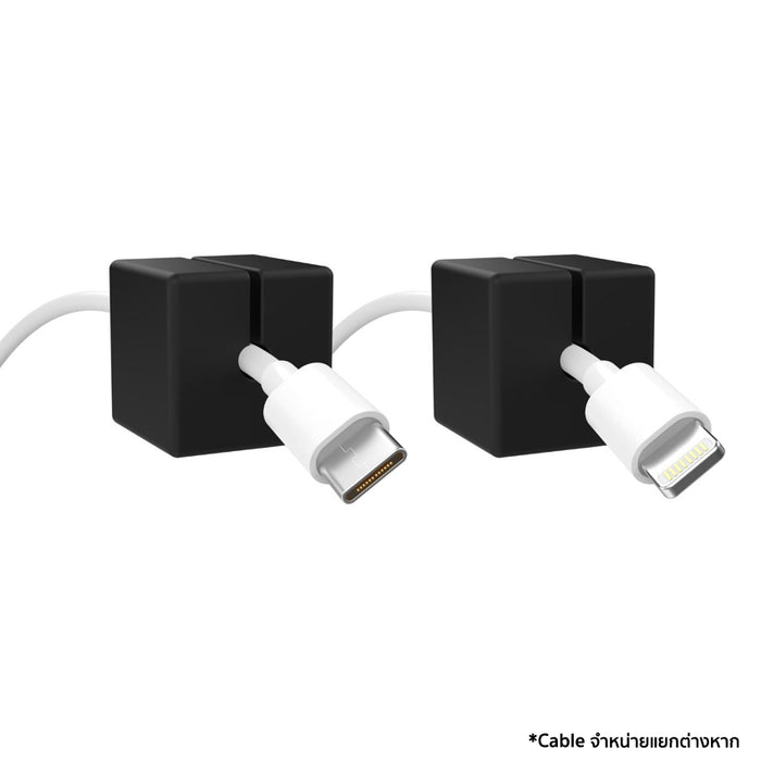 อุปกรณ์เสริม Desk Mat Pro + Cable Blocks สี Black