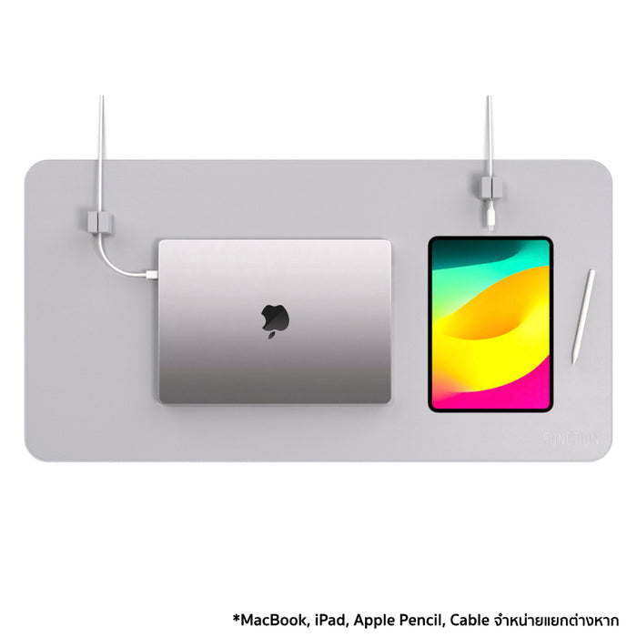 อุปกรณ์เสริม Desk Mat Pro + Cable Blocks สี Gray
