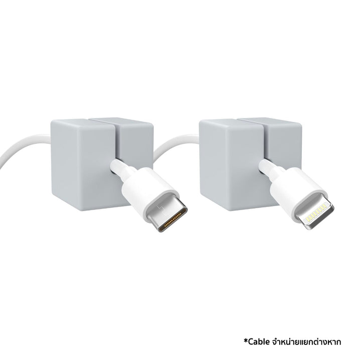 อุปกรณ์เสริม Desk Mat Pro + Cable Blocks สี Gray