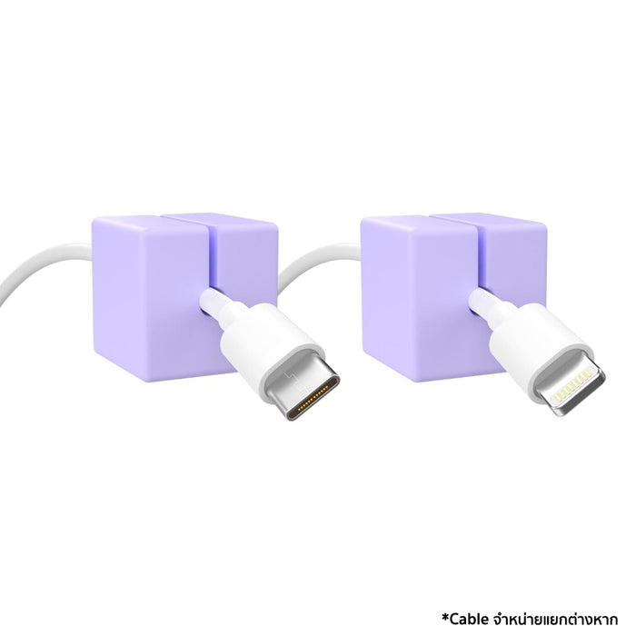 อุปกรณ์เสริม Desk Mat Pro + Cable Blocks สี Purple