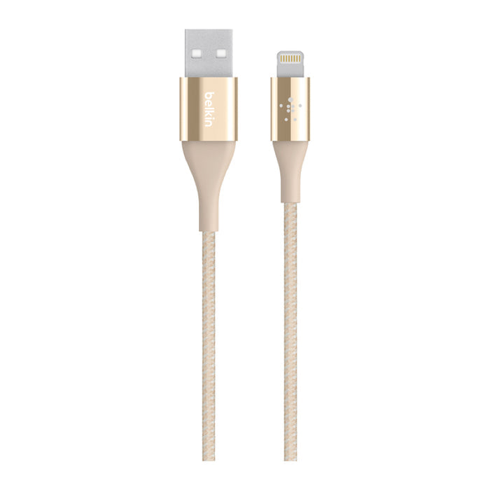 สายชาร์จ DuraTek Lightning Sync and Charge Braided - Gold