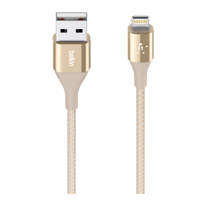 สายชาร์จ DuraTek Lightning Sync and Charge Braided - Gold