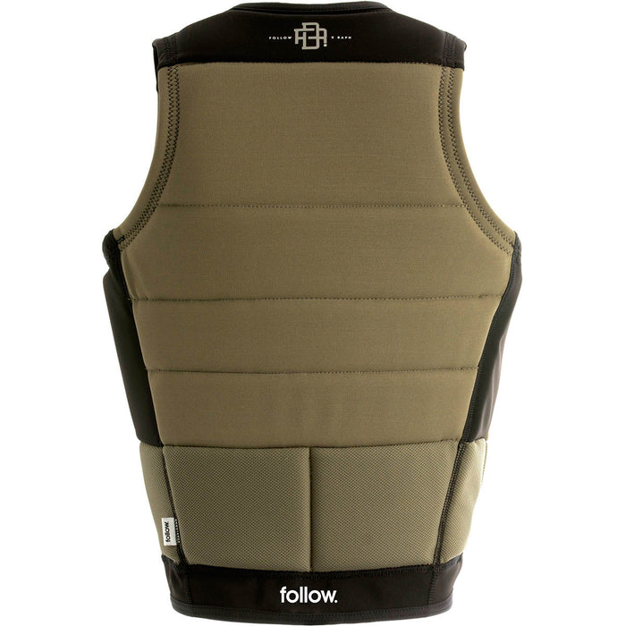 Follow RD Comp Wake Vest in Olive - BoardCo