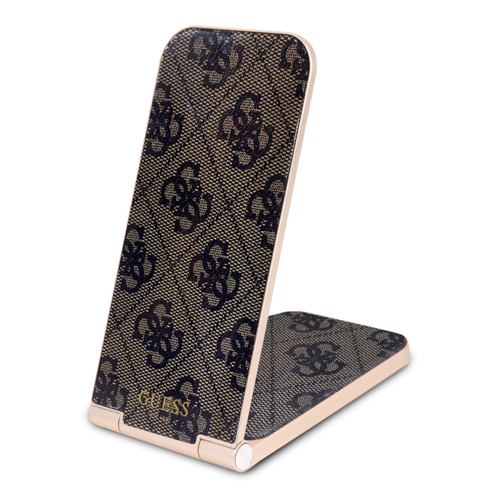 แท่นชาร์จไร้สาย Guess Magnetic Desk Charger 4G Pattern สี Brown