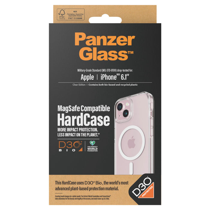 เคส HardCase และ D3O สำหรับ iPhone 15 สี Clear รองรับ MagSafe