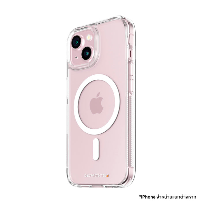 เคส HardCase และ D3O สำหรับ iPhone 15 สี Clear รองรับ MagSafe