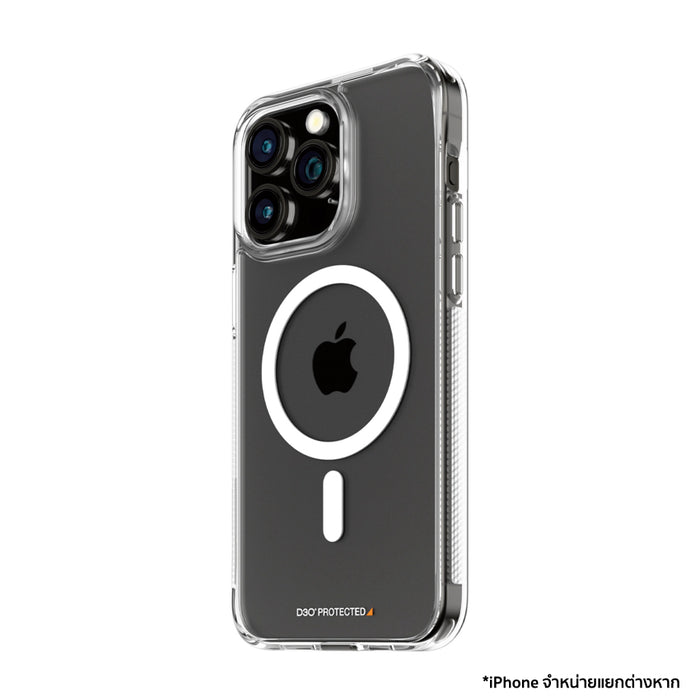 เคส HardCase และ D3O สำหรับ iPhone 15 Pro Max สี Clear รองรับ MagSafe