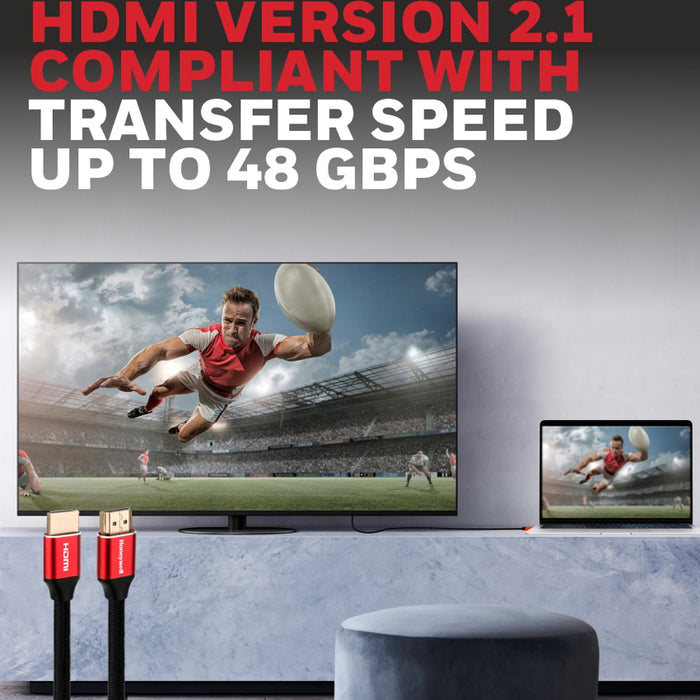 สายสัญญาณ Honeywell HDMI 2.1 พร้อม Ethernet (1 เมตร)