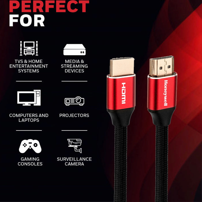สายสัญญาณ Honeywell HDMI 2.1 พร้อม Ethernet (1 เมตร)