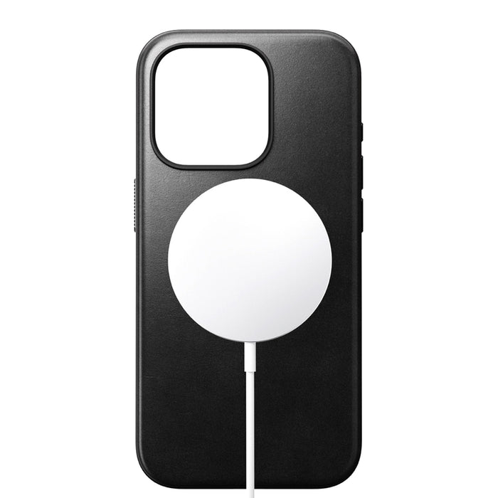 เคสหนังกันกระแทก Horween Leather สำหรับ iPhone 15 Pro สี Black