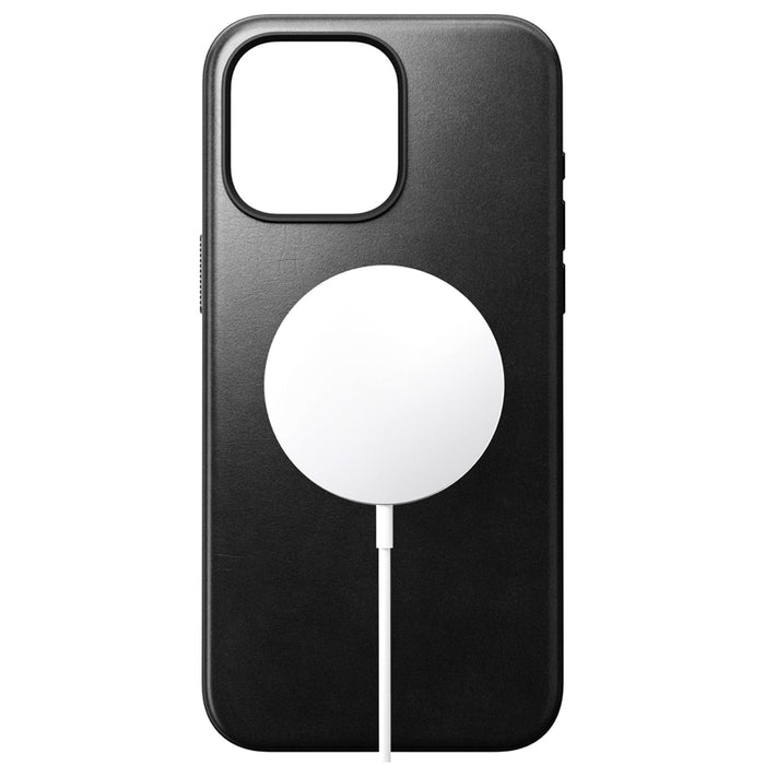 เคสหนังกันกระแทก Horween Leather สำหรับ iPhone 15 Pro Max สี Black