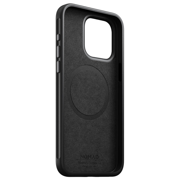 เคสหนังกันกระแทก Horween Leather สำหรับ iPhone 15 Pro Max สี Black