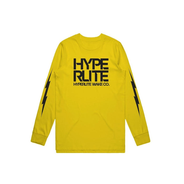 Hyperlite Bolt LS Tee in Yellow - BoardCo