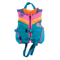 Hyperlite Girls Indy CGA Life Jacket in Aqua / Pink / Orange - BoardCo