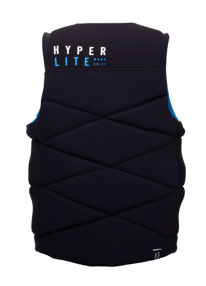 Hyperlite Riot Comp Wake Vest in Black / Blue - BoardCo